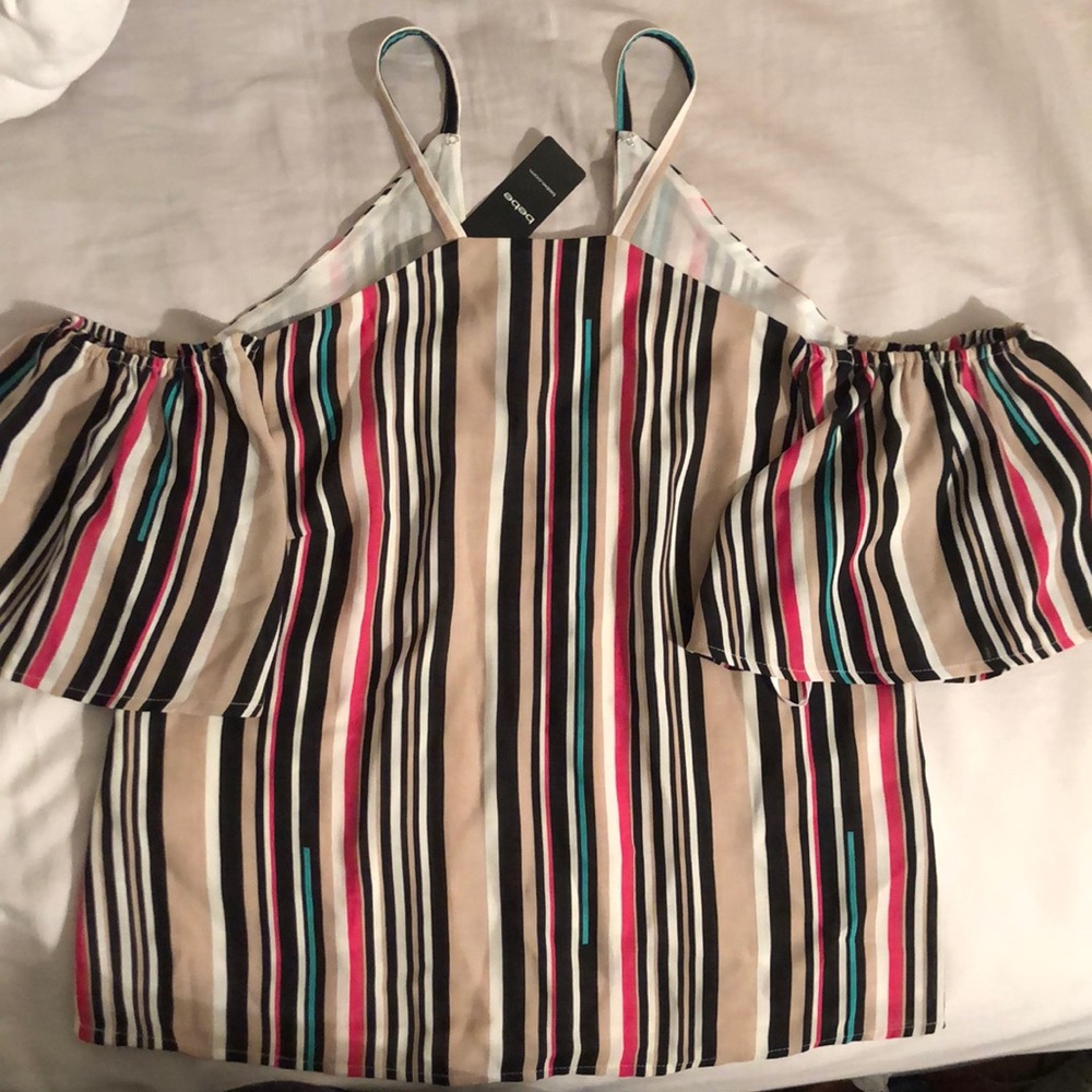 NEW* Bebe off-the-shoulder Summer Blouse